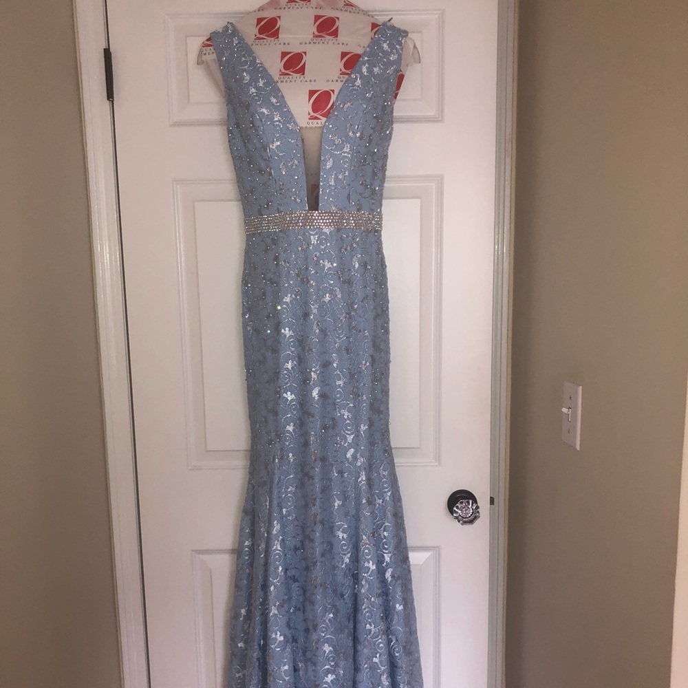 Jovani Powder Blue Prom Dress - Worn Once